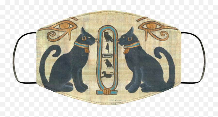 Ancient Egypt Cat Face Mask - Black Cat Png,Cat Face Transparent