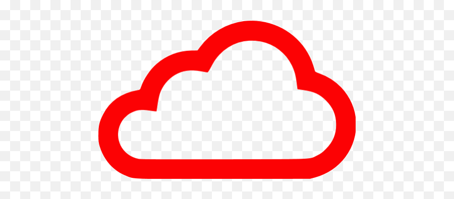 Red Clouds Icon - Free Red Weather Icons Bush Png,Partly Cloudy Weather Icon