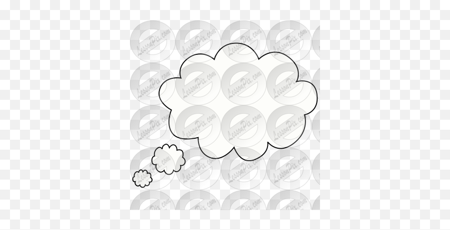 Thought Bubbles Picture For Classroom Therapy Use - Great Circle Png,Bubbles Clipart Transparent