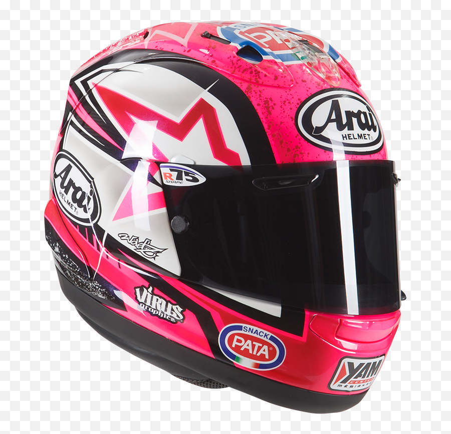 Pin En Motorcycle Racing Helmets - Arai Lucas Mahias Png,Icon Vintage Flattrack Jacket