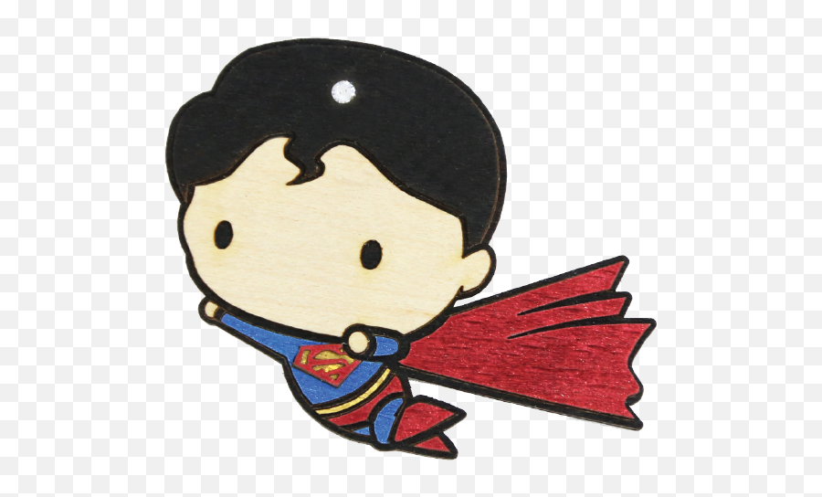 Wood Mood Stickers - Superman Transparent Superman Chibi Png,Super Man Png