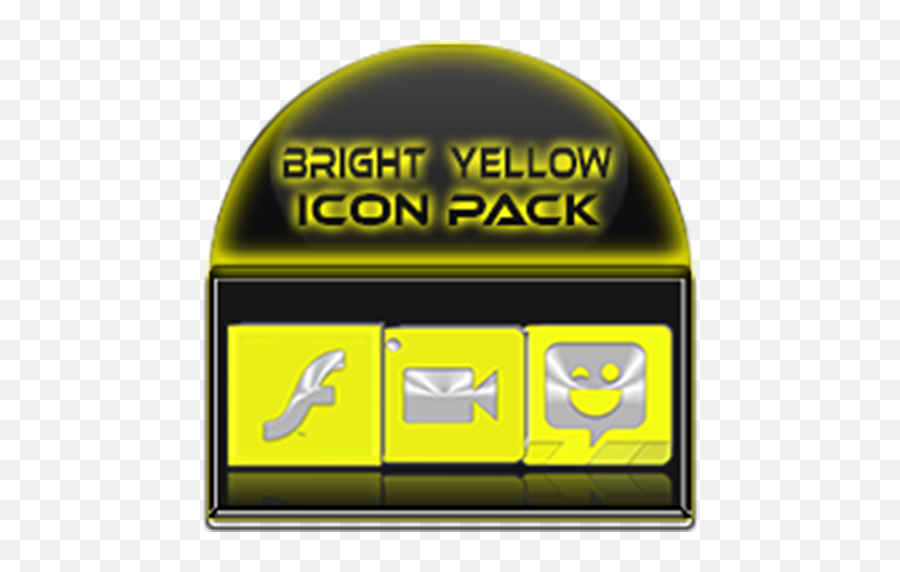 Bright Yellow Icon Pack - Language Png,Yellow Icon Pack