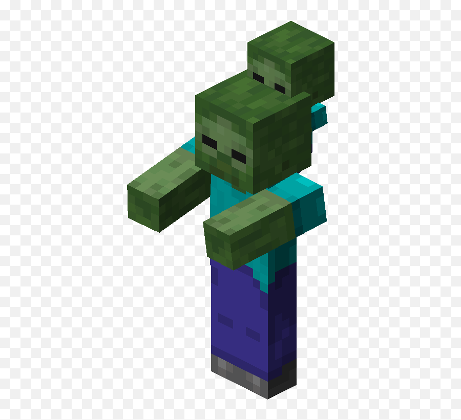 Baby Zombie Riding - Minecraft Zombie Png,Minecraft Zombie Png