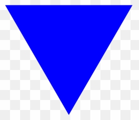 Blue Triangle - Blue Upside Down Triangle Png,Blue Triangle Png