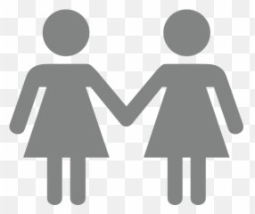 Two Women Holding Hands Id 10023 Emojicouk - Family Stick Man Png