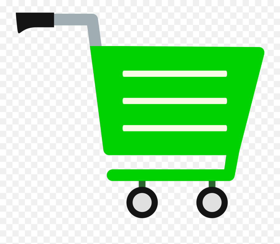 Shopping Cart Green Png Icon Free - Cart Symbol Icon Png,Shopping Bag Icon Free Download