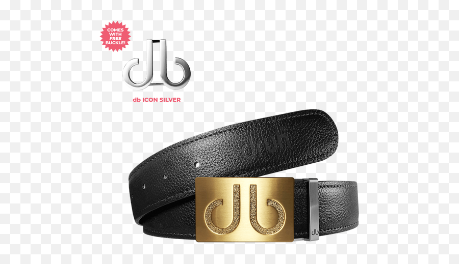Black Full Grain Leather Belt With Gold Classic Buckle - Gucci Png,Belt Icon