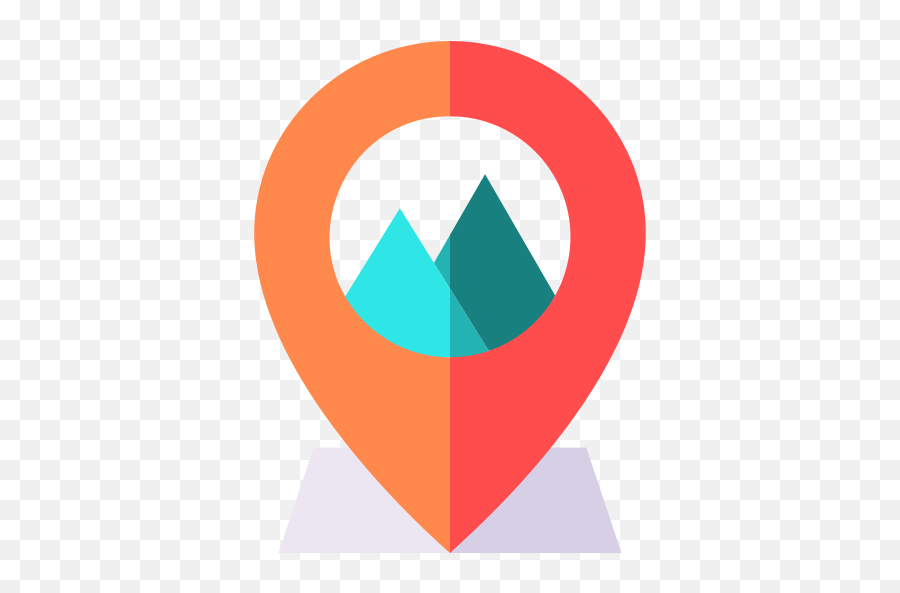 Location Pin - Free Maps And Location Icons Vertical Png,Google Map Icon Color