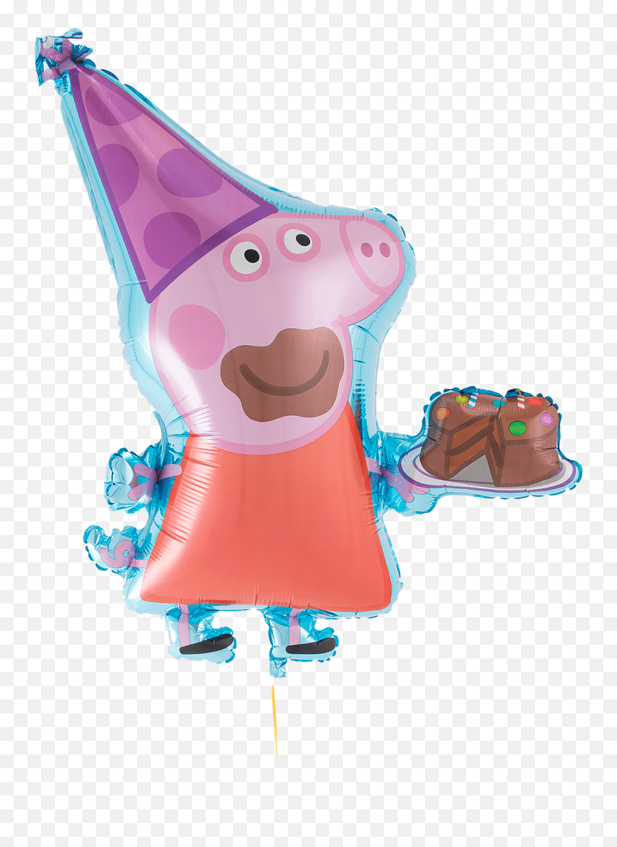 Peppa Pig Cake Supershape Balloon - Birthday Peppa Pig Png,Peppa Pig Png