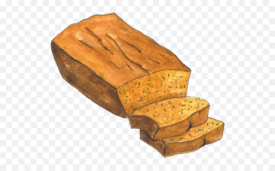 Bread Zucchini - Banana Bread Clipart Png,Bread Clipart Png