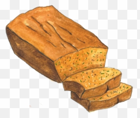 Bread Zucchini - Banana Bread Clipart Png,Bread Clipart Png