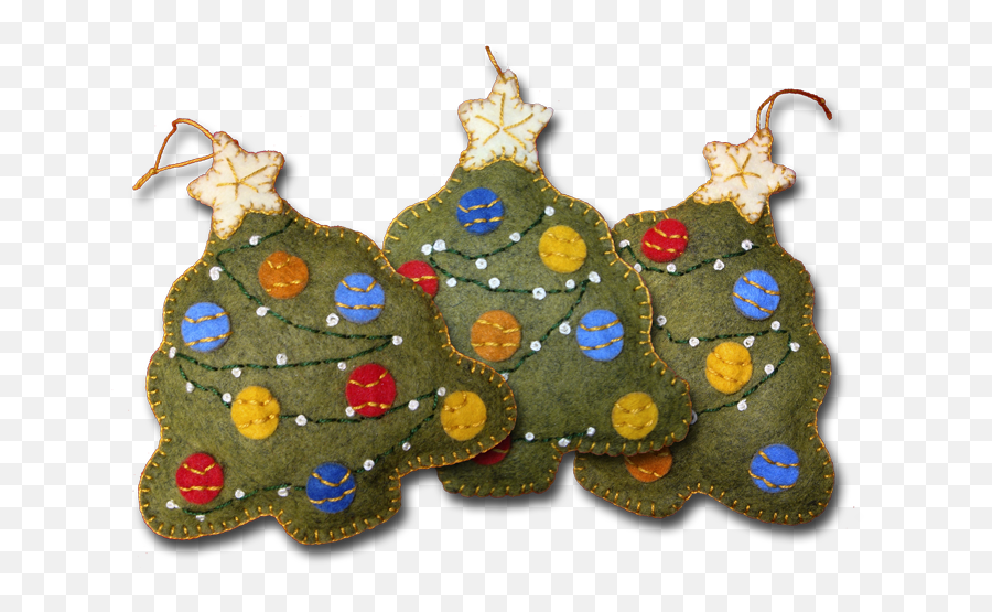 Lumenaris Products Felt Ornaments Victorian - Christmas Tree Felt Ornament Png,Christmas Ornaments Png