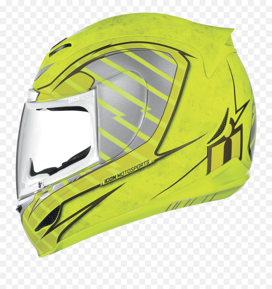 Icon Airmada Volare Full Face Motorcycle Helmet - Hiviz Yellow Icon Airmada Volaré Png,2013 Icon Helmets