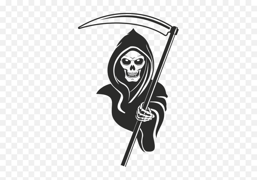 Download Grim Reaper Logo Png - Grim Reaper Black And White Png,Grim Reaper Transparent