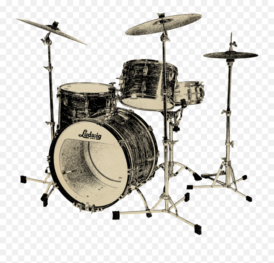 Ludwig Black Oyster Pearl - Tama Drum Kit Png,Bass Drum Png