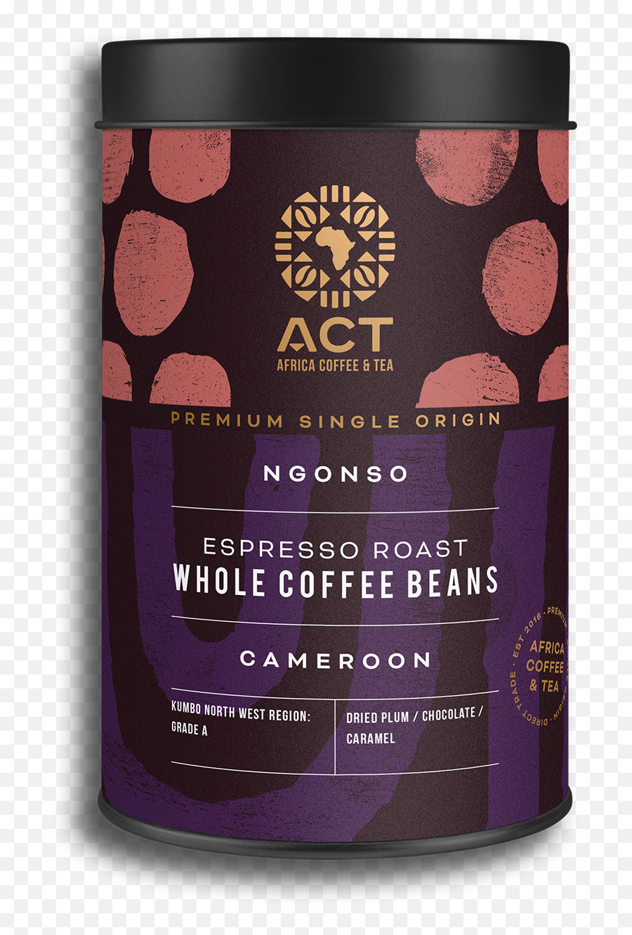 Cameroon Ngonso - Kumbo Grade A Espresso Roast U2014 Africa Coffee U0026 Tea Bottle Png,Grade Png