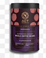 Cameroon Ngonso - Kumbo Grade Espresso Roast u2014 Africa Coffee u0026 Tea Bottle png