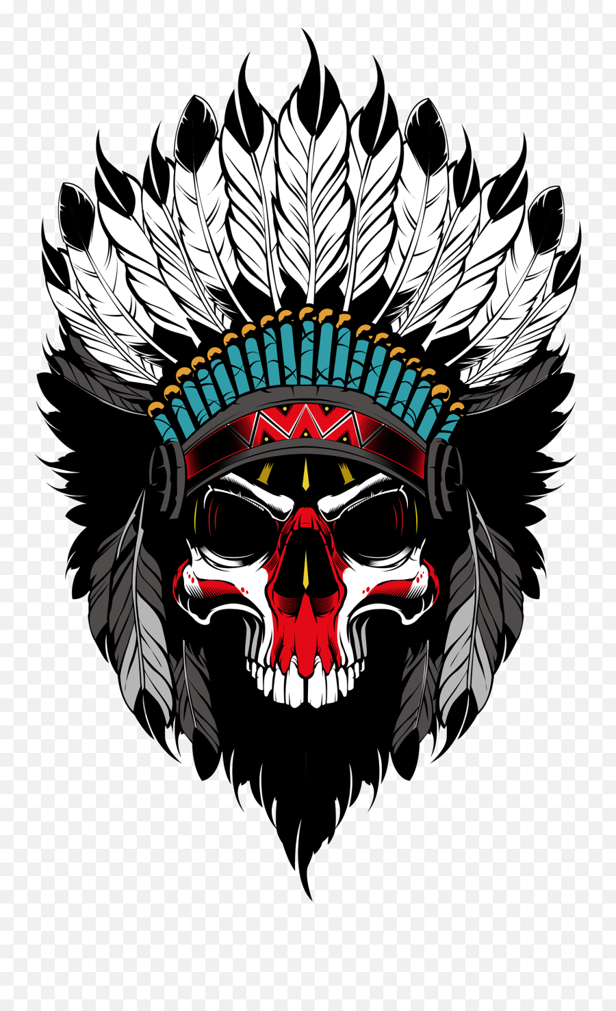 Sublime Drawing Skull Transparent U0026 Png Clipart Free - Native American Brotherhood Symbol,Skull Logo Png