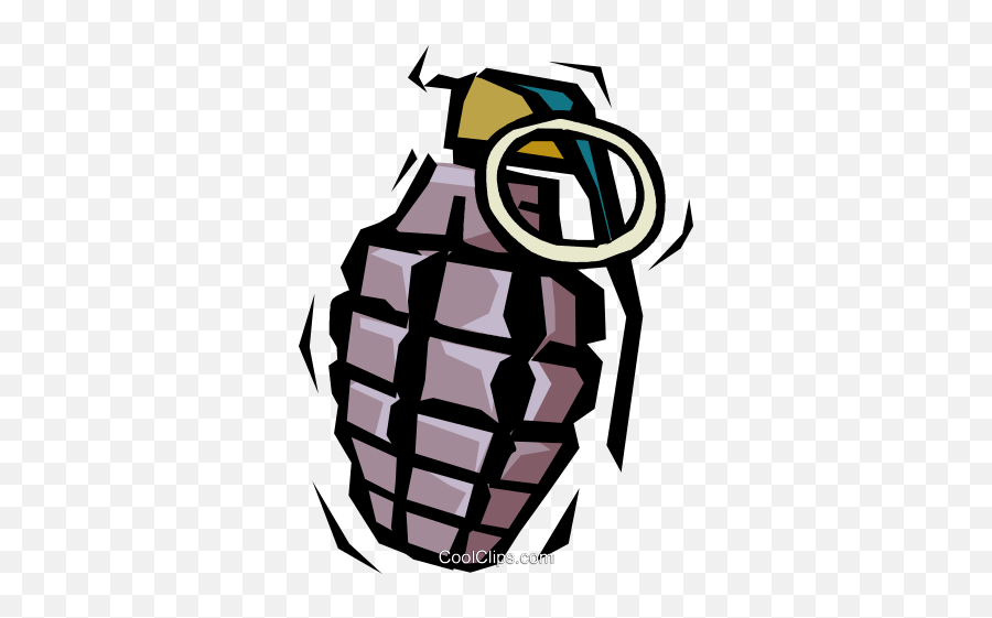 Hand Grenade Royalty Free Vector Clip Art Illustration - Clip Art Png,Grenade Transparent Background