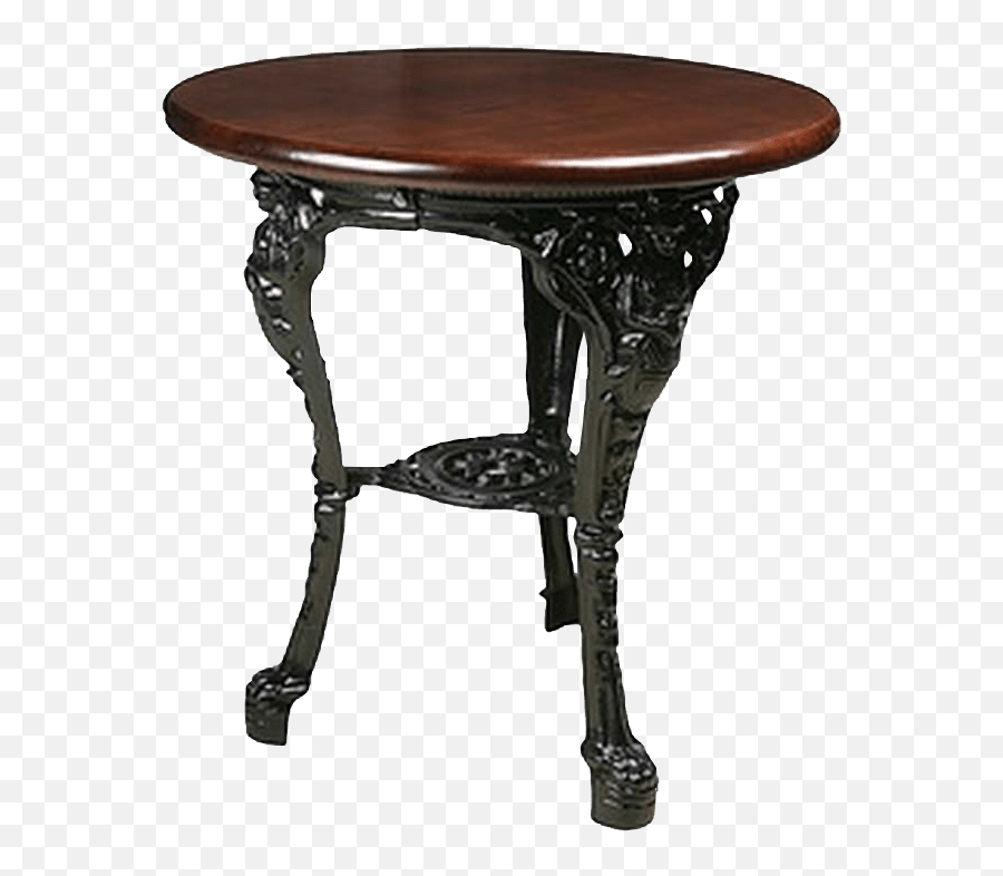 Cast Iron Round Table No Background Image Free Png Images - Transparent Background Small Table Png,Wood Table Png
