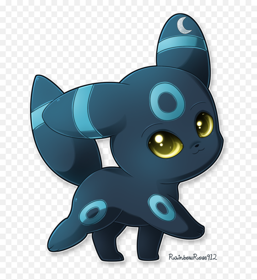 Download Blue Rings Not Yellow And - Chibi Umbreon Shiny Png,Shiny Eyes Png