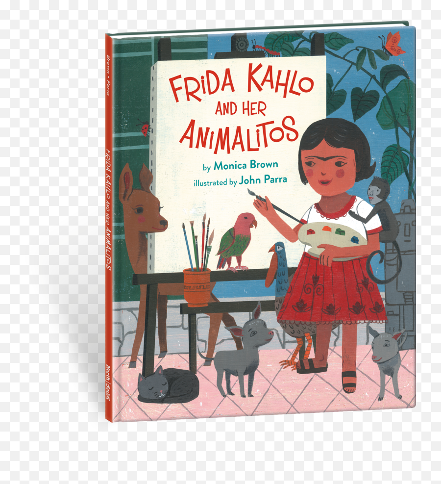 Frida Kahlo And Her Animalitos - Frida Kahlo And Her Animalitos Book Png,Frida Kahlo Png