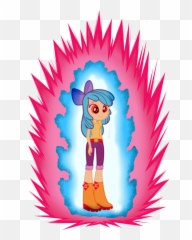Bow Colored Edit - Super Saiyan 4 Blue Kaioken png