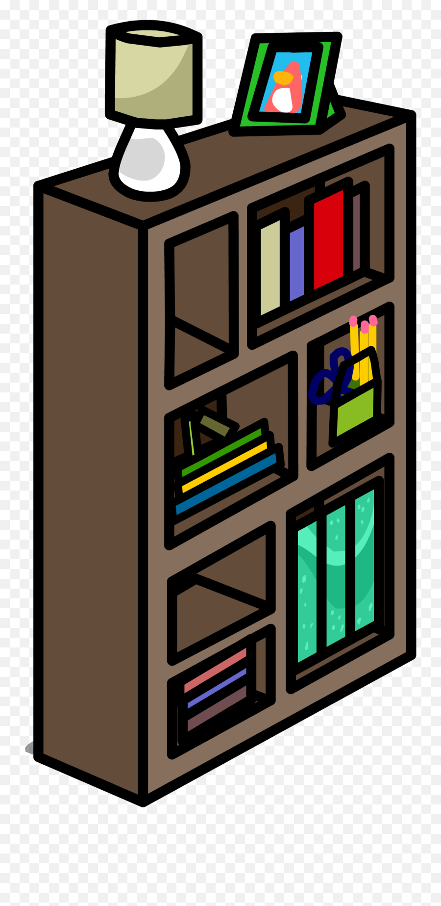 Funky Bookshelf Sprite - Bookcase Clipart Full Size Clip Art Bookcase Png,Bookcase Png