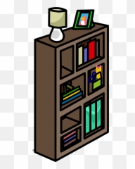 Funky Bookshelf Sprite - Bookcase Clipart Full Size Clip Art Bookcase Png,Bookcase Png
