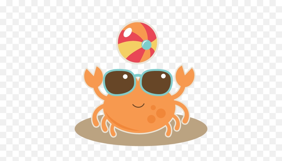 Beach Ball Clipart Misc Beachball - Clipartandscrap Beach Crab Clipart Png,Beach Balls Png