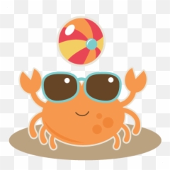 Beach Ball Clipart Misc Beachball - ClipartAndScrap Crab png