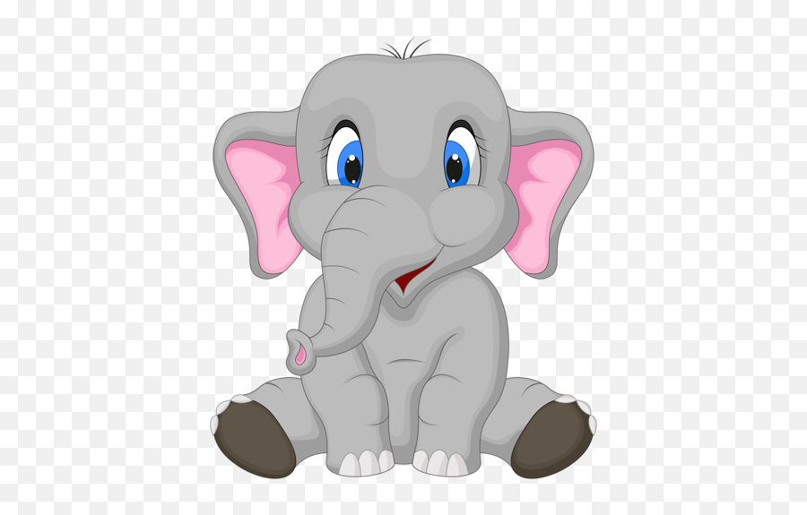 Cartoon Elephant Png 3 Image - Cute Elephant Clipart Png,Baby Elephant Png