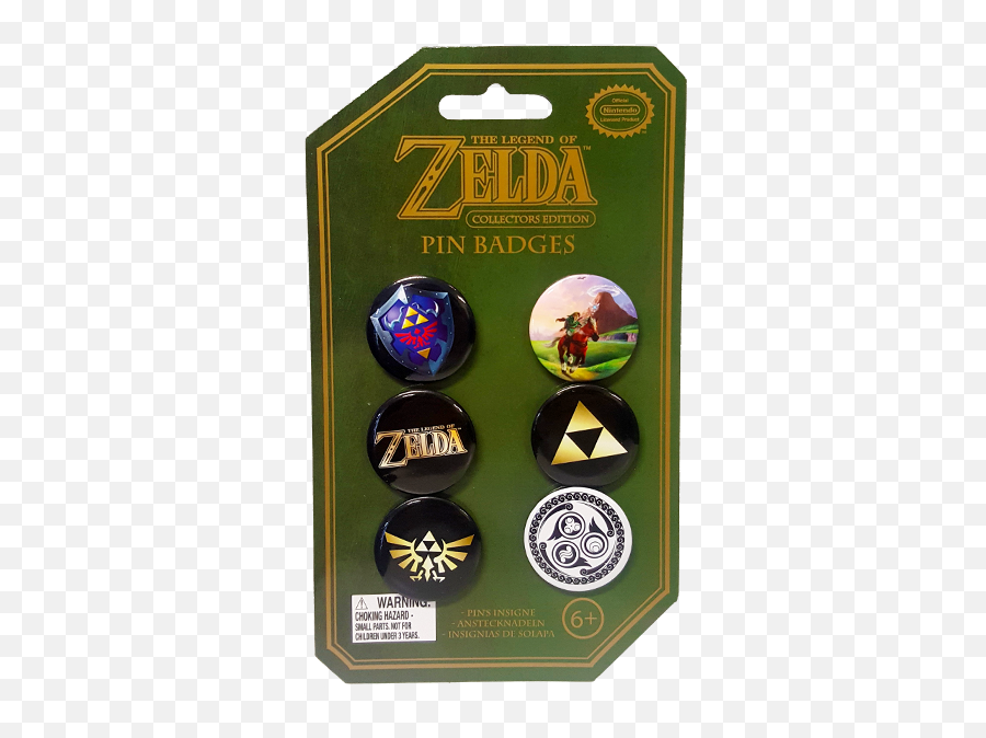 The Legend Of Zelda - Collectable Pin Badges Legend Of Zelda Png,Legend Of Zelda Logo Png