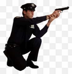 Policeman Png - Transparent Background Police Officer Png,Man With Gun Png