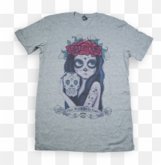 La Calavera Catrina Tee - Tshirt Calavera Png,Catrina Png