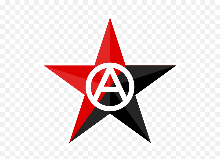 Anarchist Star Free Svg - Star Logo Design Png,Anarchy Symbol Png