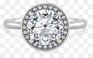 Becca Brilliant Cut Halo Ring - Ring Png,Halo Ring Png