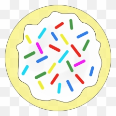 Area Food Text Png Clipart - Sugar Cookie Transparent Background Cookies