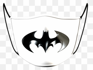Batman Logo White - png