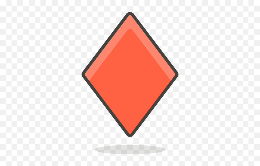 Diamond Emoji Icon Of Colored Outline - Diagram Png,Diamond Emoji Png