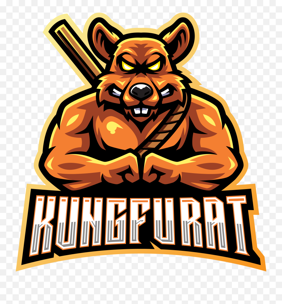 Rat Mascots Ferrebeekeeper - Kung Fu Rat Logo Png,Wolf Mascot Logo