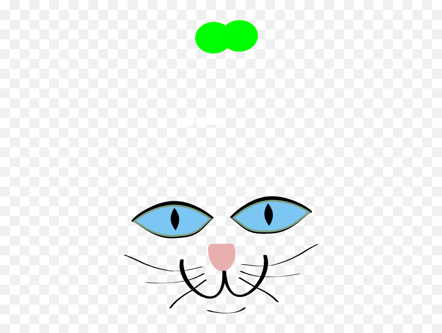 Blue Eyes Clip Art - Cat Eye Clipart Png,Cat Nose Png
