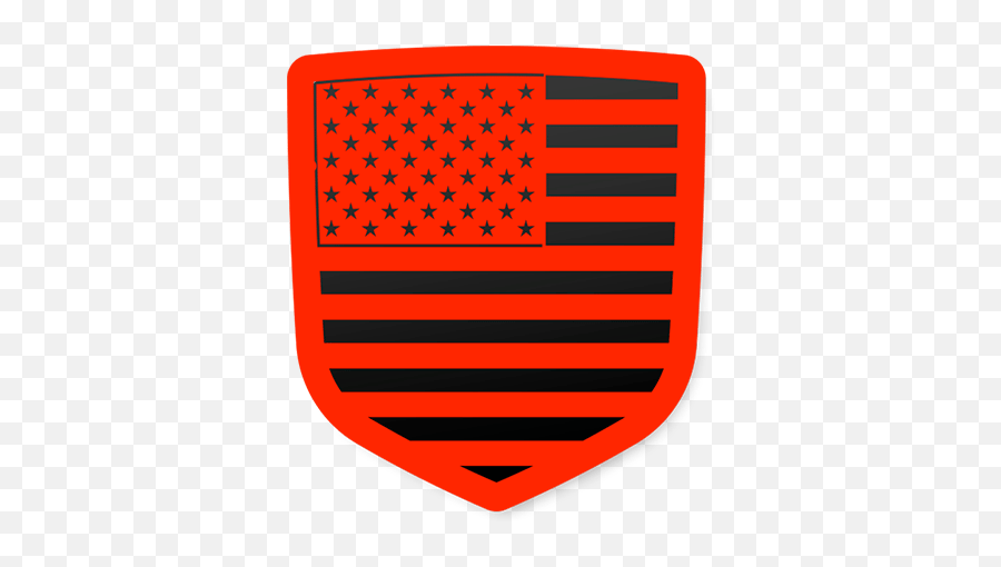 American Flag Tailgate Emblem - Full Flag Main Event Emblems Vertical Png,U.s. Flag Png