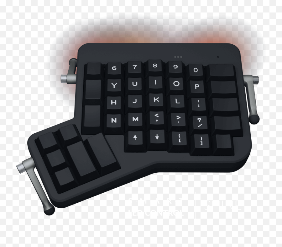 Ergodox Ez An Incredible Mechanical Ergonomic Keyboard - Office Equipment Png,Keyboard Transparent Background