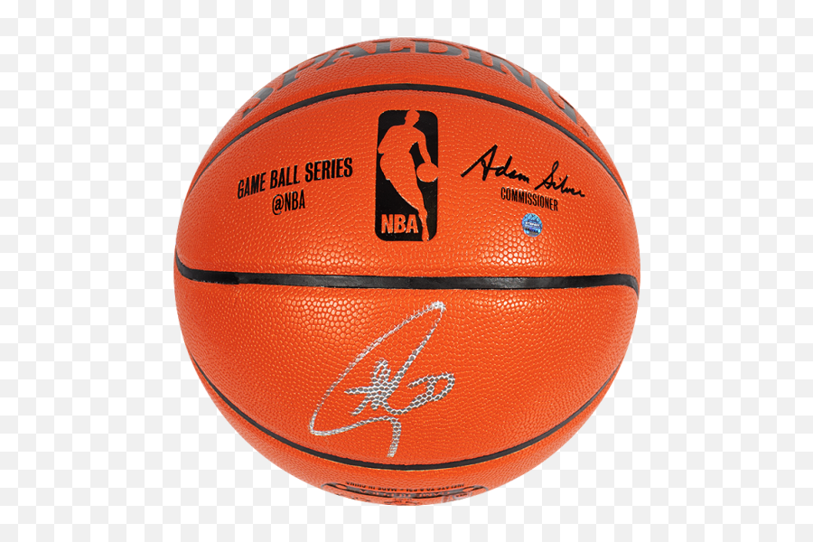Stephen Curry Signed Spalding Nba Basketball - Vertical Png,Steph Curry Png