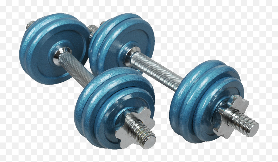 Dumbbell Clipart Blue Transparent Free For - Dumbbell Weights Blue Png,Dumbbells Png