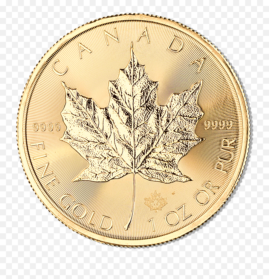 Canadian Gold Maple 2017 - 1 Oz Bullionstar Singapore Gold Png,Canadian Maple Leaf Png