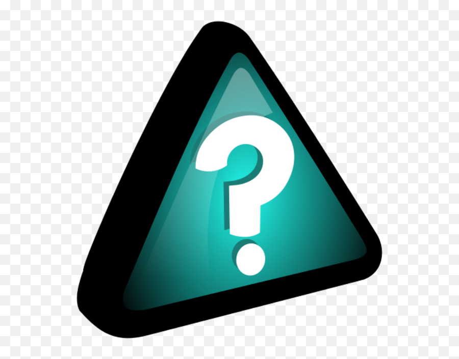 Triangle 3d Vector Clip Art - Triangle With A Question Mark Inside Png,3d Question Mark Png