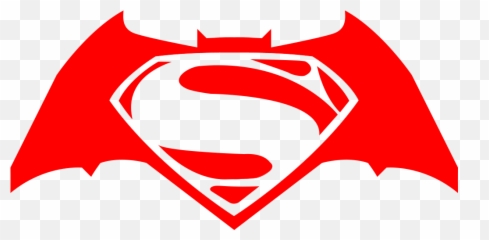 Black And White Superman Logo Png - Batman Vs