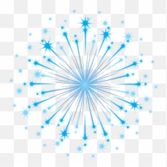 Fireworks Clip Red White Blue - Sparkler Png